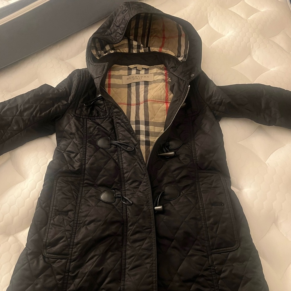 Burberry Black Quilted Women's Coat